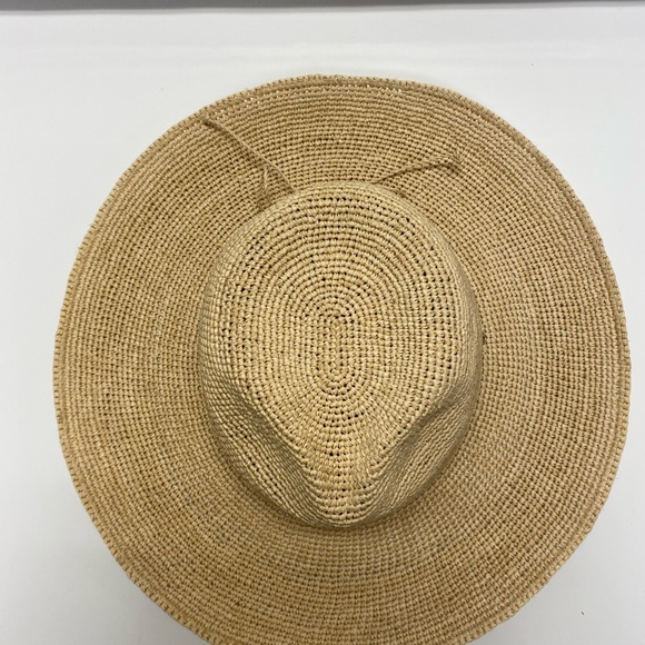 Helen Kaminski 100% Raffia Hat Tan Womens Desmonda Wide Brim Sun Hat Outdoors main image 6